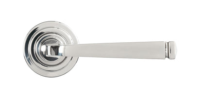 AVON LEVER HANDLE+ROSE UNSPRUNG ART DECO 53x118x63 PMA - 50078 by MARCHES (ANVIL) ARCHITECTURAL HARDWARE