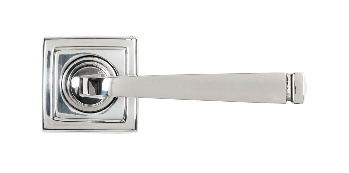 AVON LEVER HANDLE+ROSE UNSPRUNG SQUARE 53x118x63 PMA - 50080 by MARCHES (ANVIL) ARCHITECTURAL HARDWARE