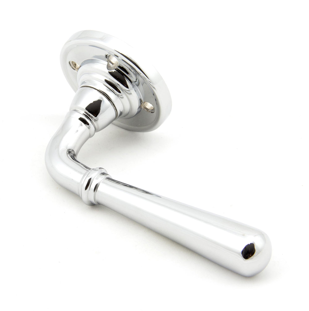 NEWBURY LEVER HANDLE+ROSE UNSPRUNG 124x60x64 PCP - 50093 by MARCHES (ANVIL) ARCHITECTURAL HARDWARE