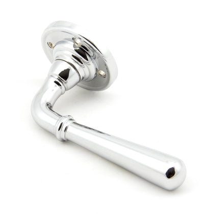 NEWBURY LEVER HANDLE+ROSE UNSPRUNG 124x60x64 PCP - 50093 by MARCHES (ANVIL) ARCHITECTURAL HARDWARE