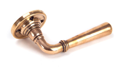 NEWBURY LEVER HANDLE+ROSE UNSPRUNG 124x60x64 PBZ - 50095 by MARCHES (ANVIL) ARCHITECTURAL HARDWARE