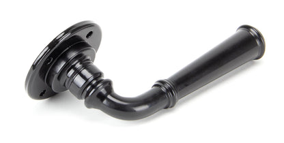 REGENCY LEVER HANDLE+ROSE UNSPRUNG 120x60x64 BLK - 50097 by MARCHES (ANVIL) ARCHITECTURAL HARDWARE