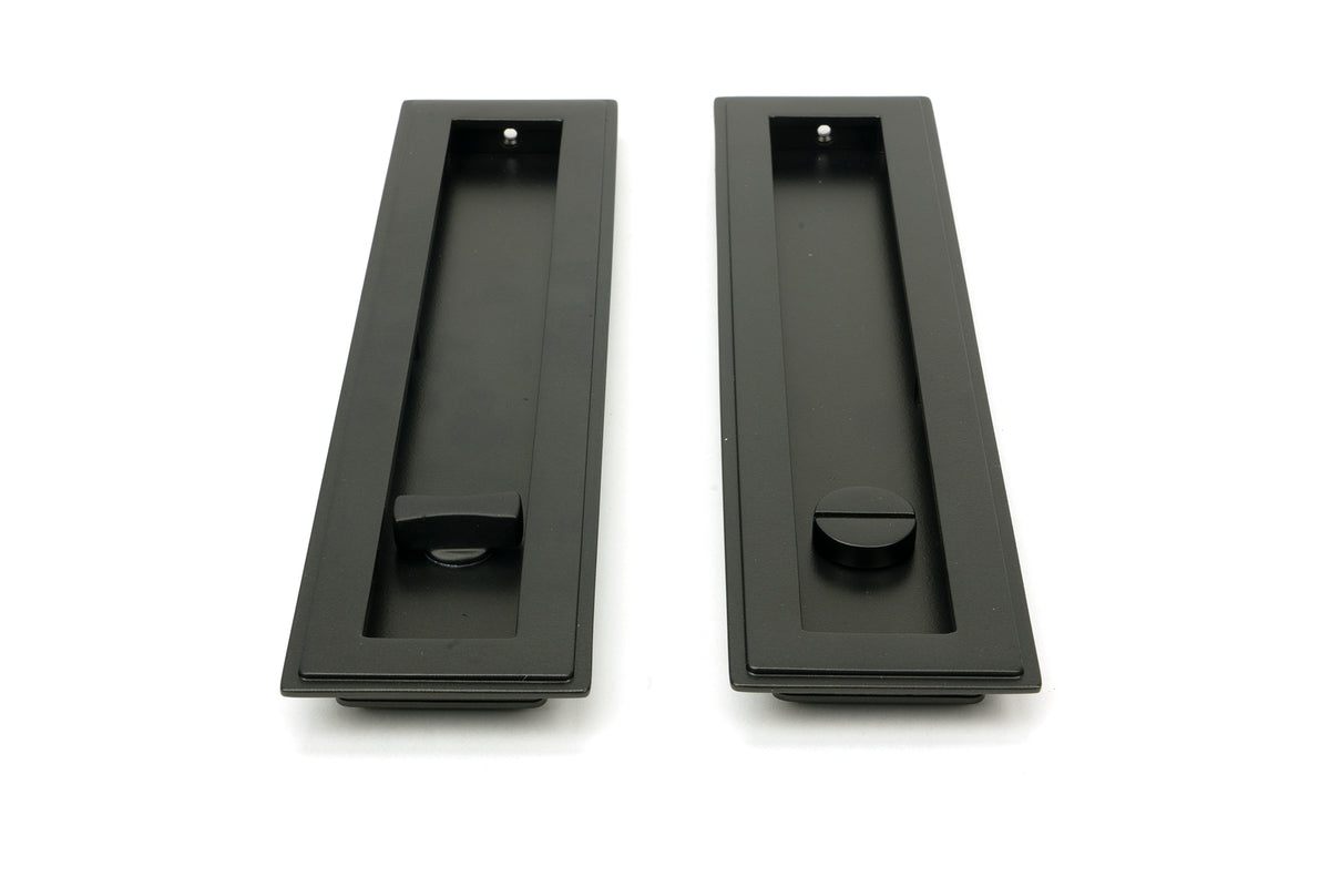 RECTANGULAR PULL PRIVACY ART DECO 250x60x13 AGBZ - 50121 by MARCHES (ANVIL) ARCHITECTURAL HARDWARE