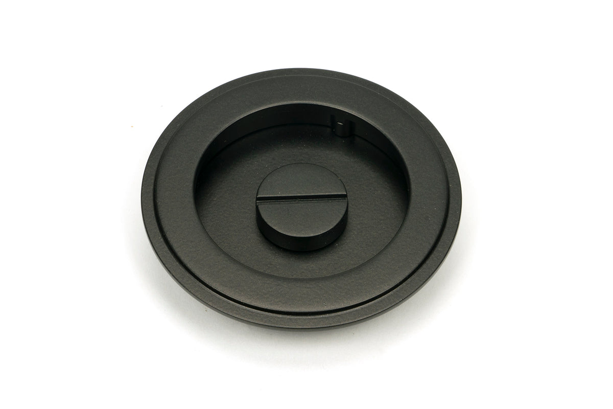 ROUND PULL PRIVACY ART DECO 75x13 AGBZ - 50129 by MARCHES (ANVIL) ARCHITECTURAL HARDWARE