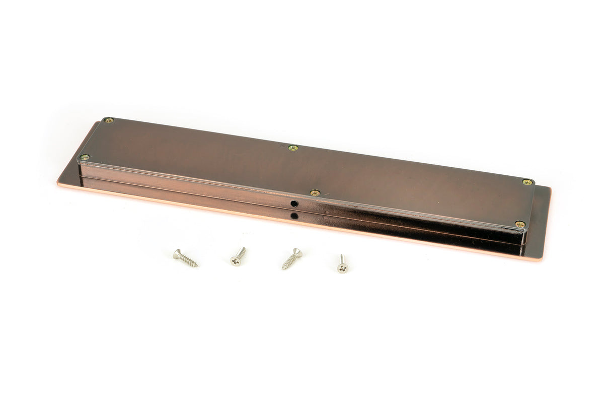 RECTANGULAR PULL ART DECO 250x60x13 PBZ - 50135 by MARCHES (ANVIL) ARCHITECTURAL HARDWARE