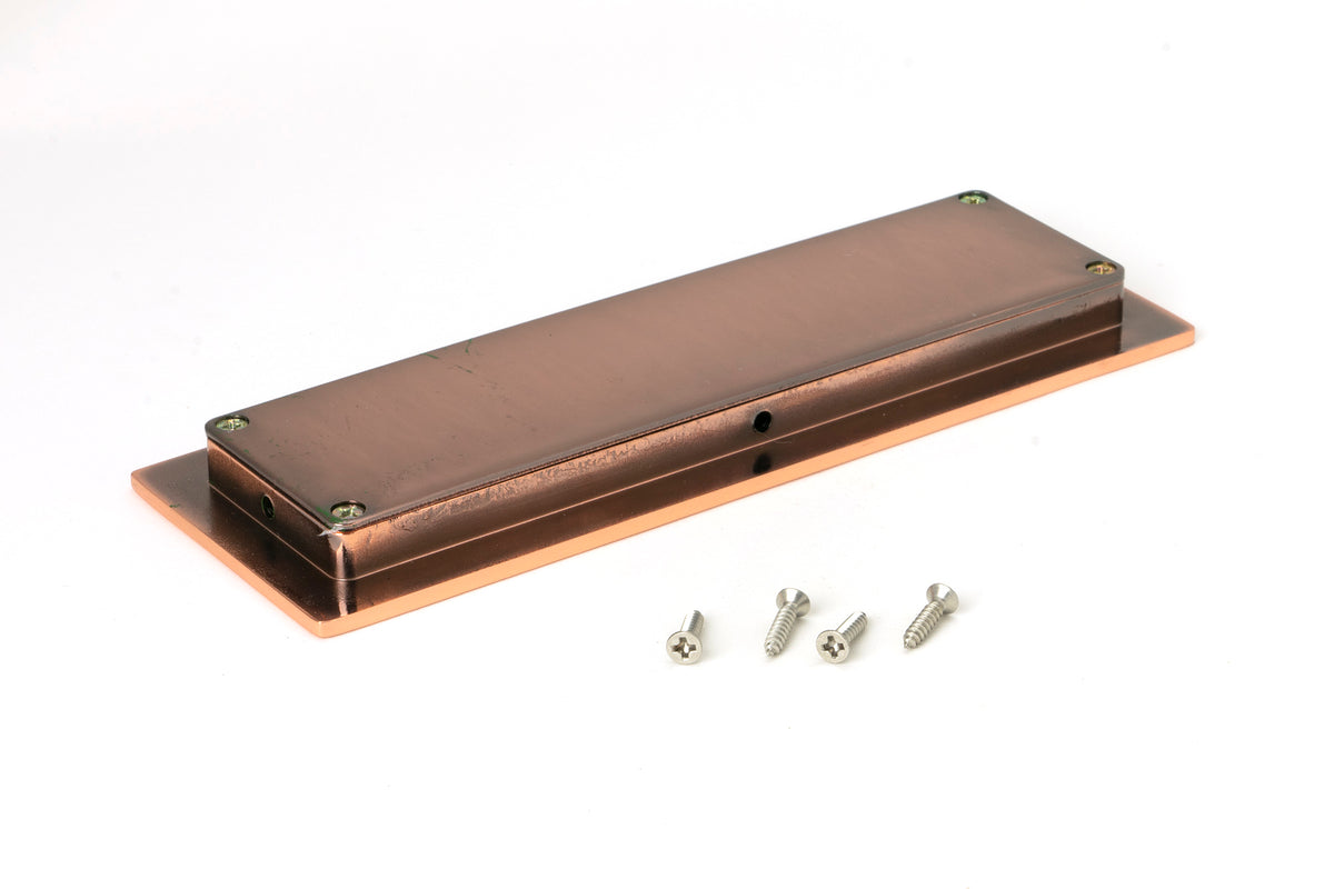 RECTANGULAR PULL PLAIN 175x60x13 PBZ - 50136 by MARCHES (ANVIL) ARCHITECTURAL HARDWARE