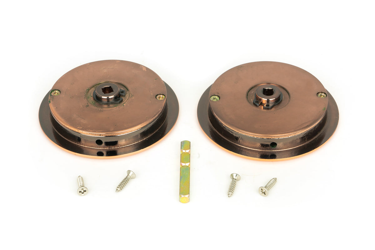 ROUND PULL PRIVACY ART DECO 75x13 PBZ - 50147 by MARCHES (ANVIL) ARCHITECTURAL HARDWARE