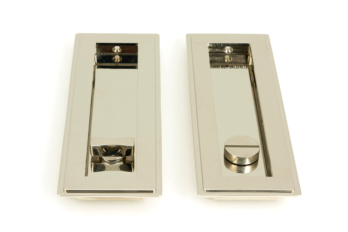 RECTANGULAR PULL PRIVACY ART DECO 175x60x13 PNP - 50156 by MARCHES (ANVIL) ARCHITECTURAL HARDWARE