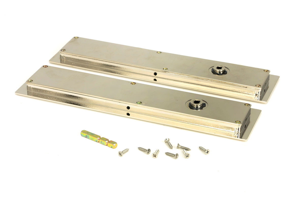 RECTANGULAR PULL PRIVACY ART DECO 250x60x13 PNP - 50157 by MARCHES (ANVIL) ARCHITECTURAL HARDWARE