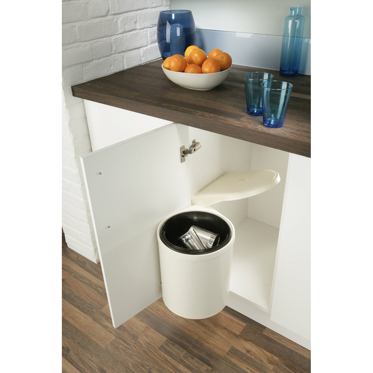 WASTE BIN SWING 400 1x10L STST