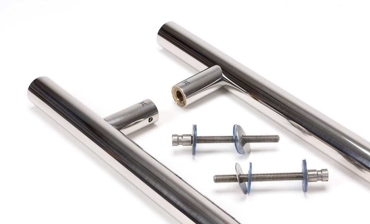 T-BAR HANDLE B2B FIX 0400HC 32x0600x80 PMA - 50241 by MARCHES (ANVIL) ARCHITECTURAL HARDWARE