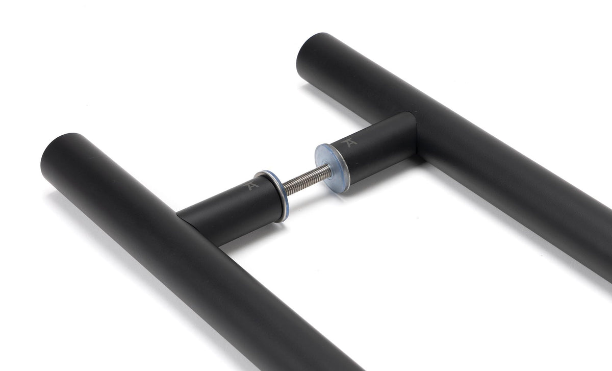 T-BAR HANDLE B2B FIX 1600HC 32x1800x80 MBK - 50268 by MARCHES (ANVIL) ARCHITECTURAL HARDWARE