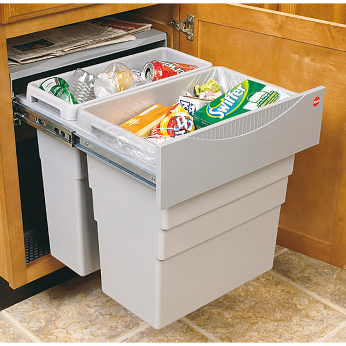 EASY-CARGO WASTE BIN 500 1x19 1x30L