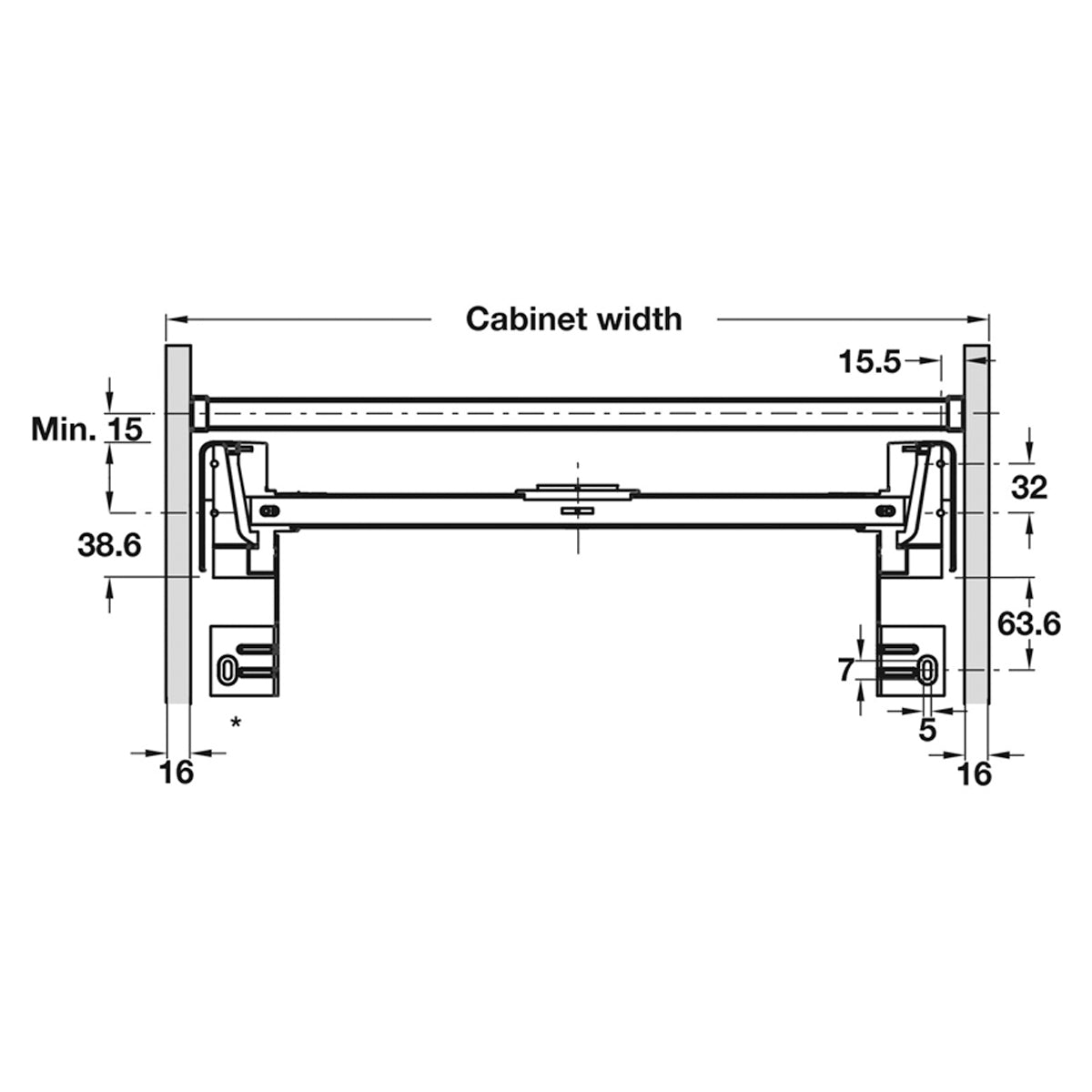 ONE2FIVE FLEX FRAME TBX REC 600 LGY