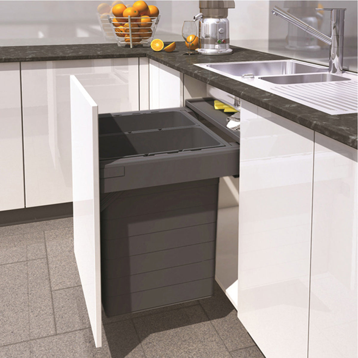 ONE2FIVE WASTE BIN 450 2x32 DWD
