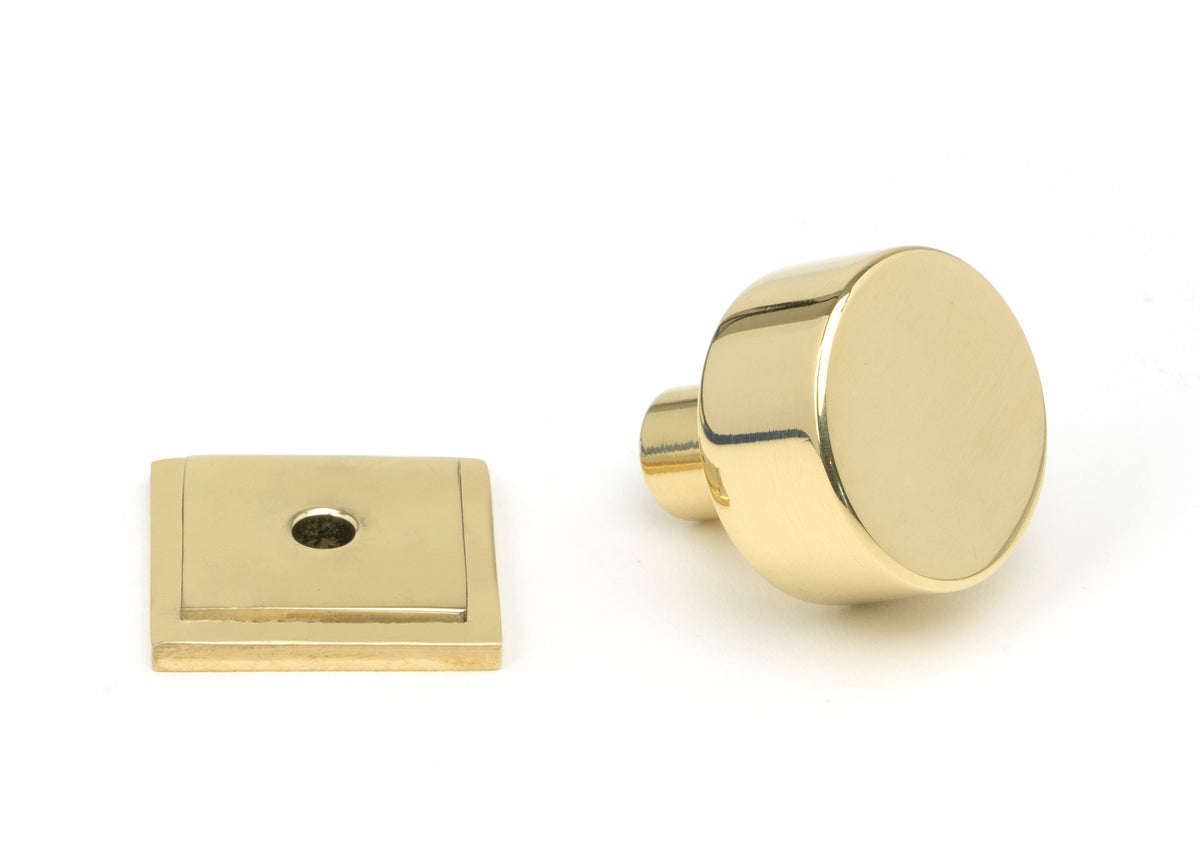 KELSO CABINET KNOB SQUARE 25x25 PBR - 50294 by MARCHES (ANVIL) ARCHITECTURAL HARDWARE