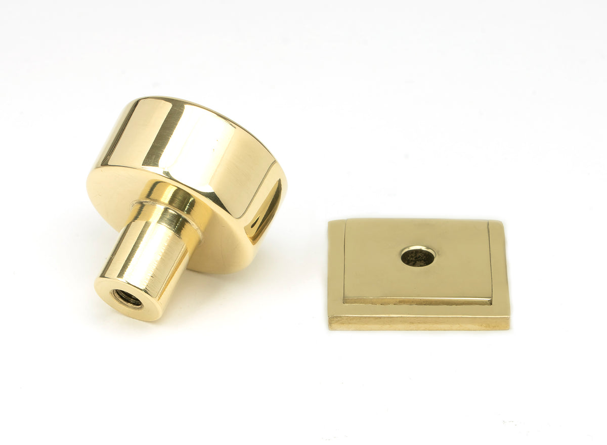 KELSO CABINET KNOB SQUARE 25x25 PBR - 50294 by MARCHES (ANVIL) ARCHITECTURAL HARDWARE