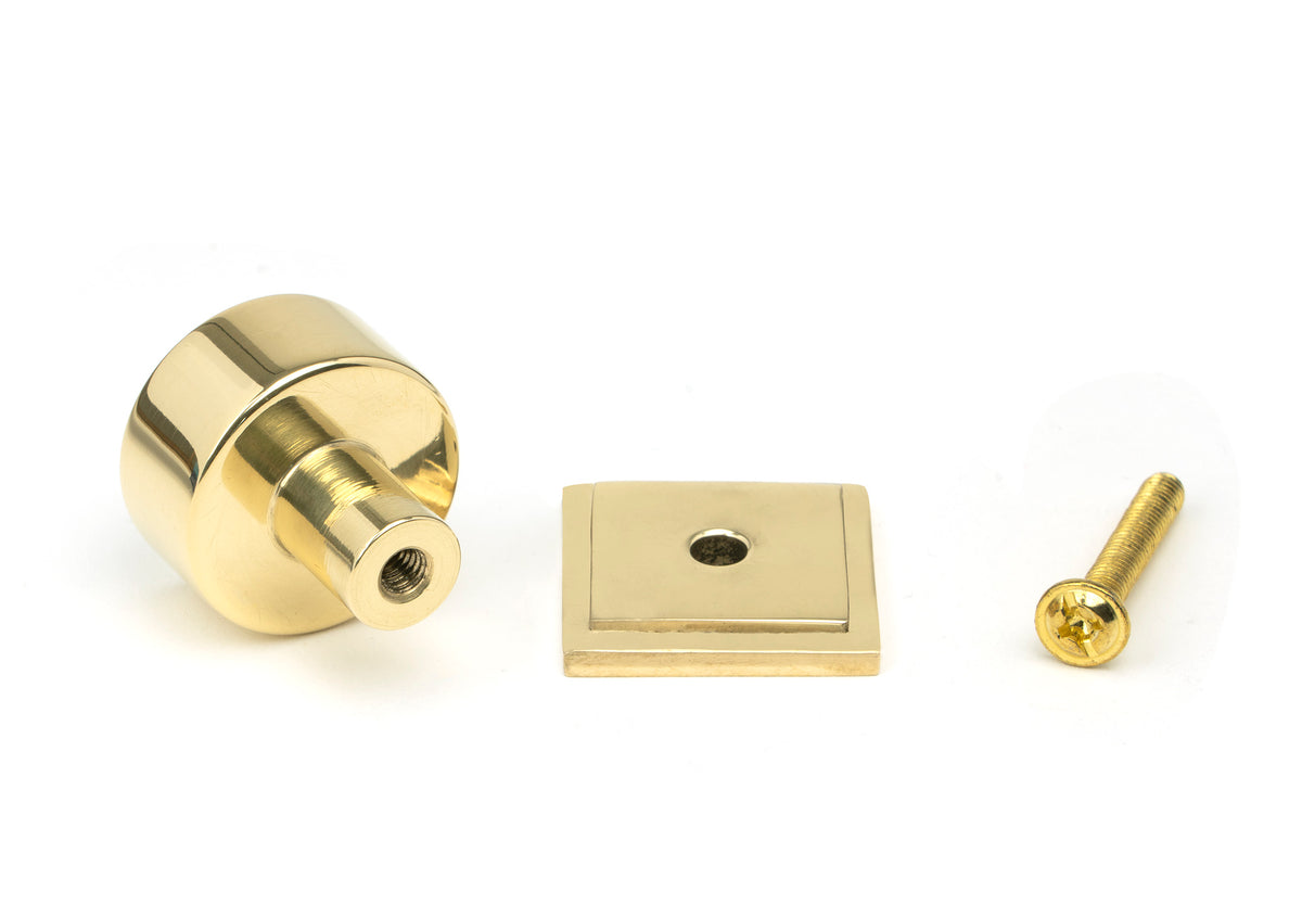 KELSO CABINET KNOB SQUARE 25x25 PBR - 50294 by MARCHES (ANVIL) ARCHITECTURAL HARDWARE