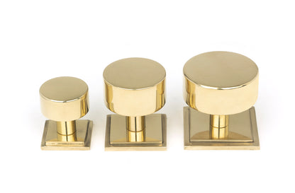 KELSO CABINET KNOB SQUARE 25x25 PBR - 50294 by MARCHES (ANVIL) ARCHITECTURAL HARDWARE
