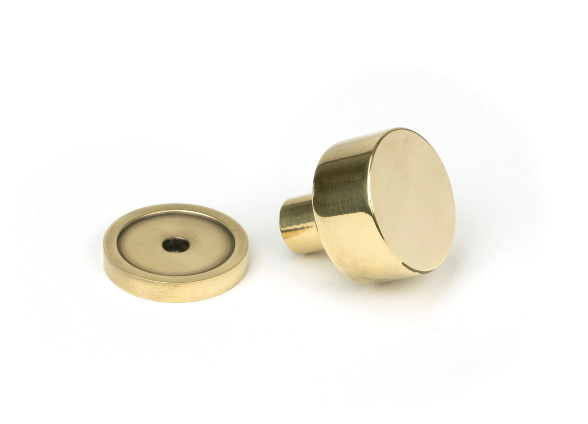 KELSO CABINET KNOB PLAIN 25x25 AGBR - 50304 by MARCHES (ANVIL) ARCHITECTURAL HARDWARE