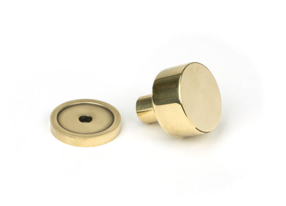 KELSO CABINET KNOB PLAIN 25x25 AGBR - 50304 by MARCHES (ANVIL) ARCHITECTURAL HARDWARE