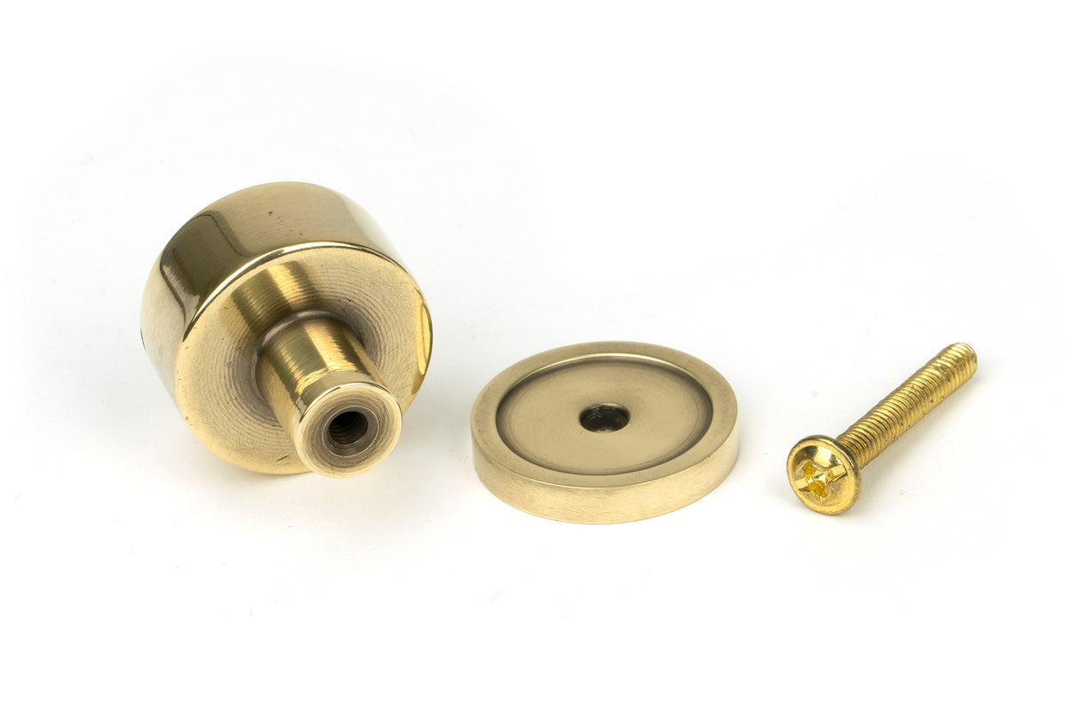 KELSO CABINET KNOB PLAIN 25x25 AGBR - 50304 by MARCHES (ANVIL) ARCHITECTURAL HARDWARE