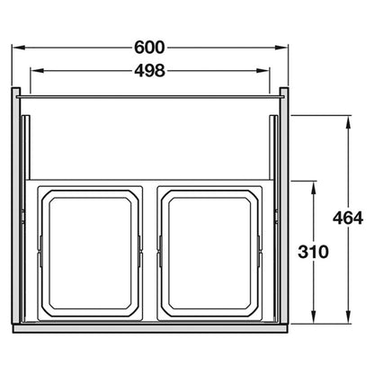 VS ENVI SPS BIN 600 2x15.5L