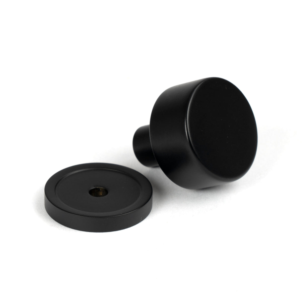 KELSO CABINET KNOB PLAIN 25x25 MBK - 50337 by MARCHES (ANVIL) ARCHITECTURAL HARDWARE