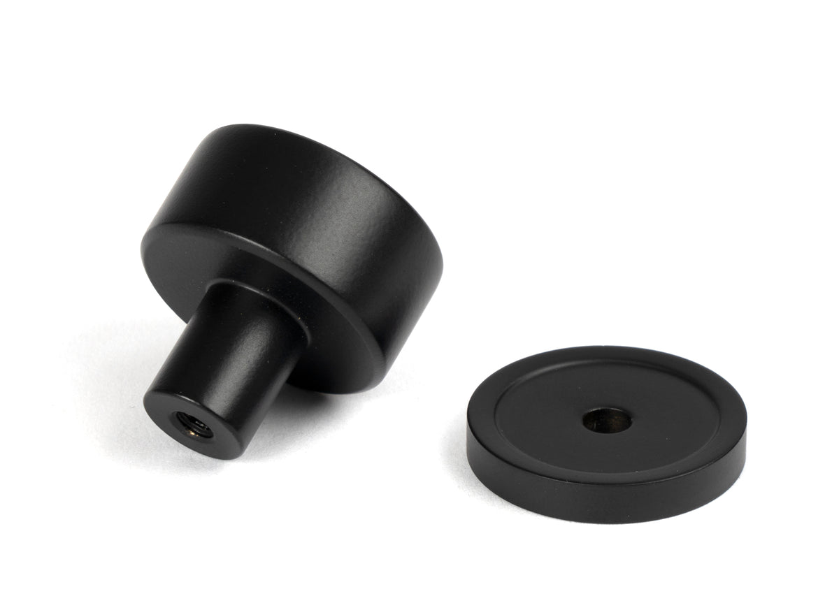 KELSO CABINET KNOB PLAIN 25x25 MBK - 50337 by MARCHES (ANVIL) ARCHITECTURAL HARDWARE