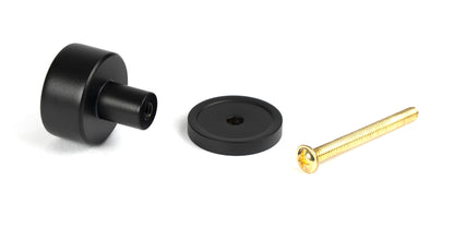 KELSO CABINET KNOB PLAIN 25x25 MBK - 50337 by MARCHES (ANVIL) ARCHITECTURAL HARDWARE
