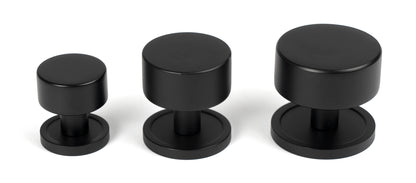 KELSO CABINET KNOB PLAIN 25x25 MBK - 50337 by MARCHES (ANVIL) ARCHITECTURAL HARDWARE