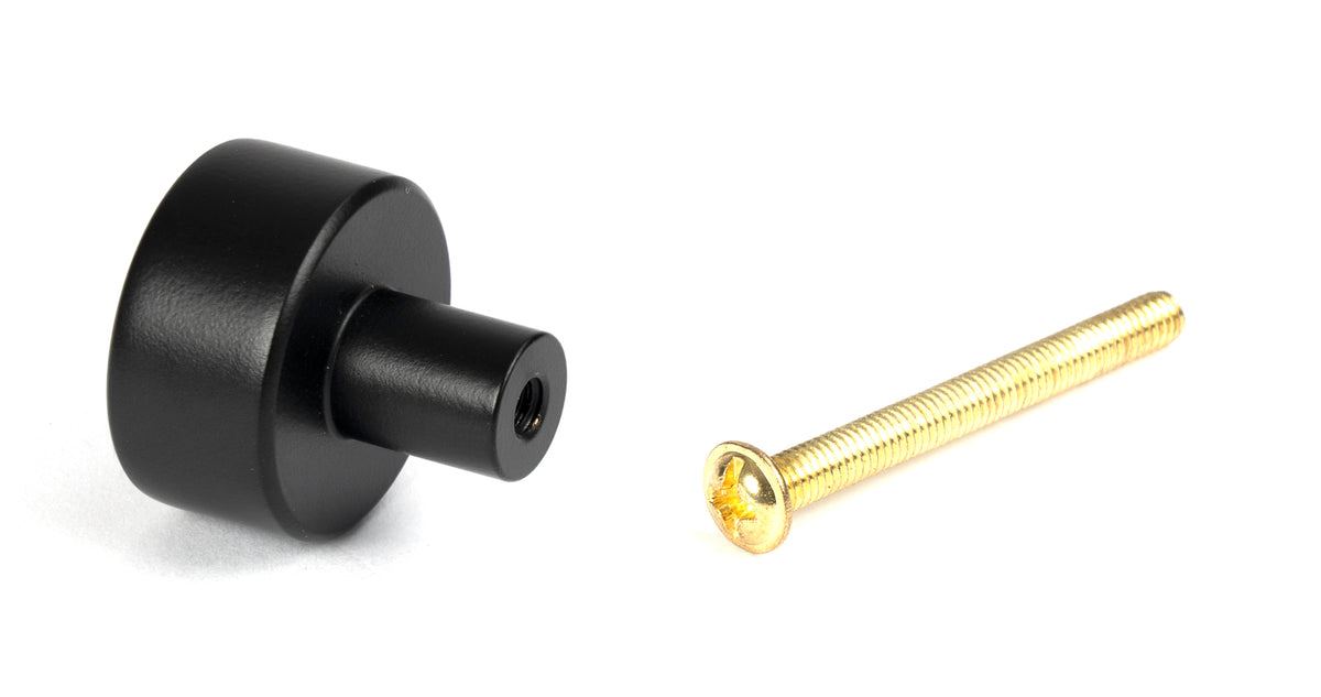 KELSO CABINET KNOB NOROSE 25x25 MBK - 50338 by MARCHES (ANVIL) ARCHITECTURAL HARDWARE