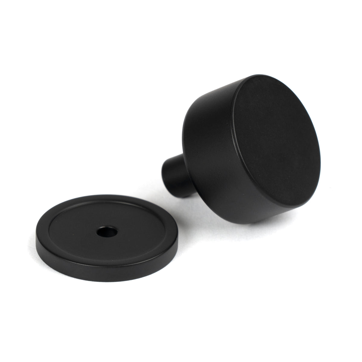 KELSO CABINET KNOB PLAIN 32x32 MBK - 50340 by MARCHES (ANVIL) ARCHITECTURAL HARDWARE