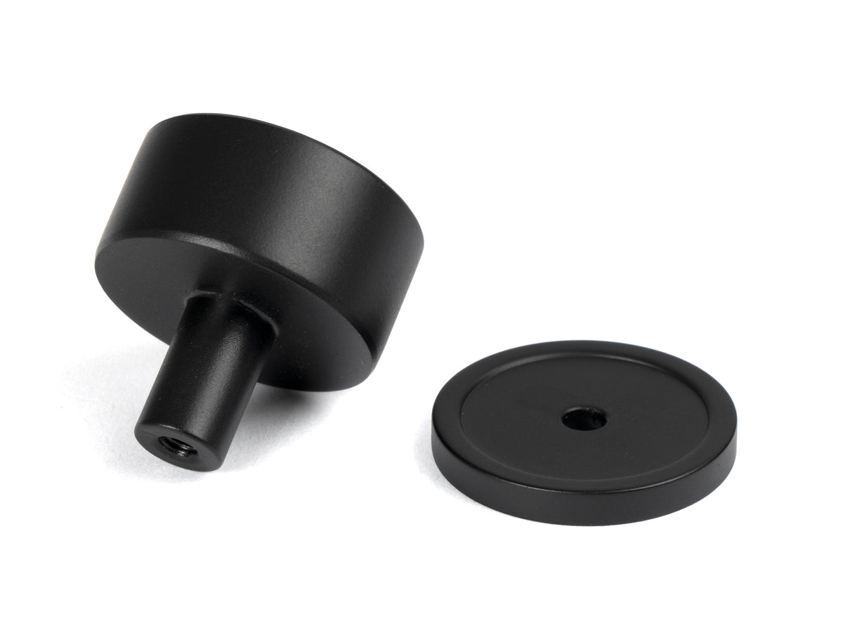 KELSO CABINET KNOB PLAIN 32x32 MBK - 50340 by MARCHES (ANVIL) ARCHITECTURAL HARDWARE