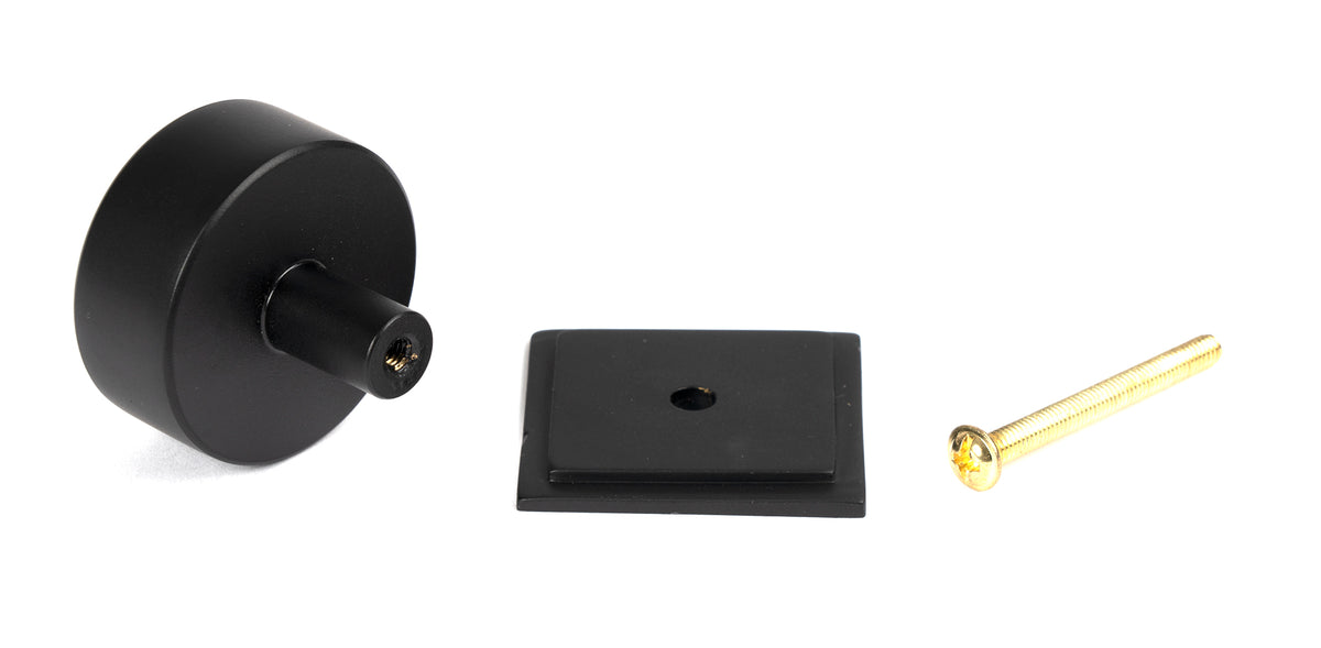 KELSO CABINET KNOB SQUARE 38x32 MBK - 50345 by MARCHES (ANVIL) ARCHITECTURAL HARDWARE