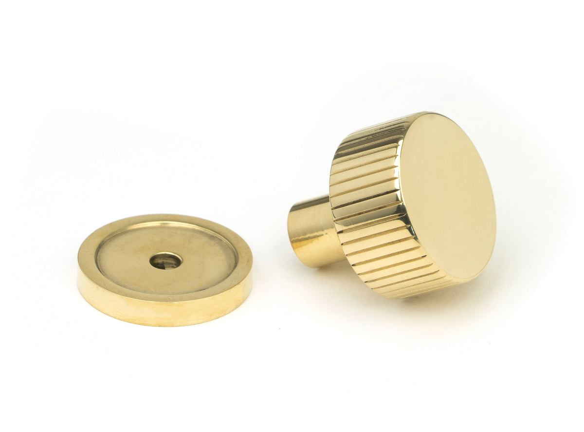 JUDD CABINET KNOB PLAIN 25x25 PBR - 50361 by MARCHES (ANVIL) ARCHITECTURAL HARDWARE