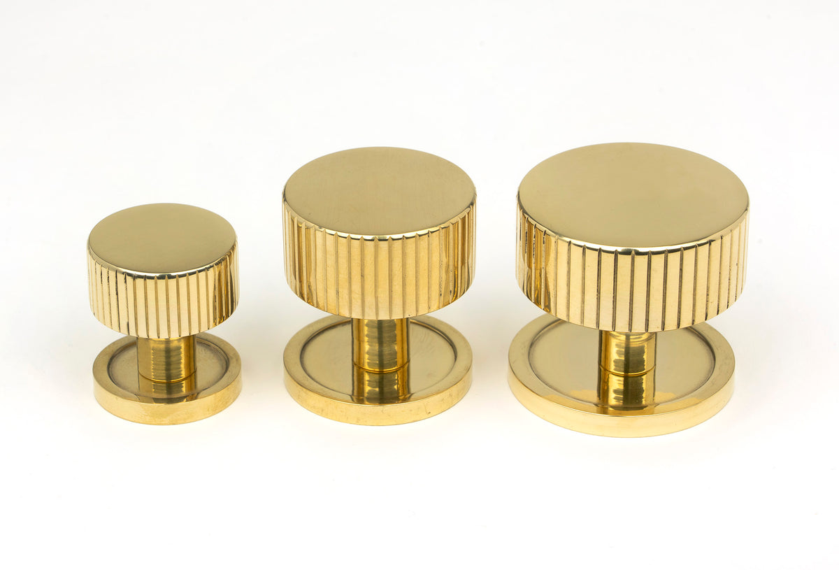 JUDD CABINET KNOB PLAIN 25x25 PBR - 50361 by MARCHES (ANVIL) ARCHITECTURAL HARDWARE