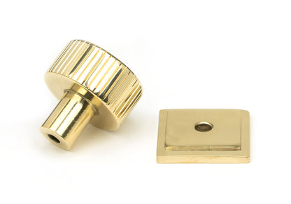 JUDD CABINET KNOB SQUARE 25x25 PBR - 50363 by MARCHES (ANVIL) ARCHITECTURAL HARDWARE