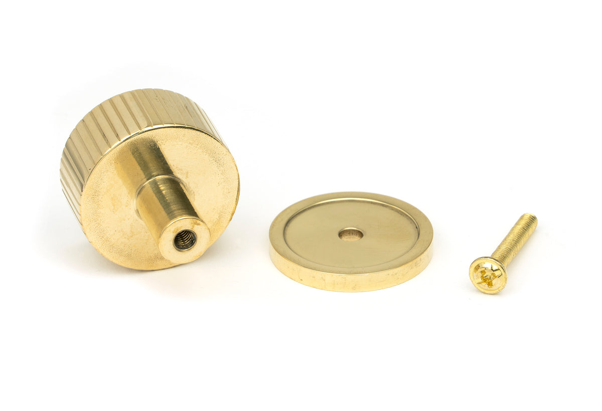 JUDD CABINET KNOB PLAIN 32x32 PBR - 50364 by MARCHES (ANVIL) ARCHITECTURAL HARDWARE