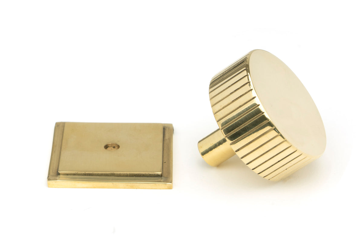 JUDD CABINET KNOB SQUARE 38x32 PBR - 50369 by MARCHES (ANVIL) ARCHITECTURAL HARDWARE