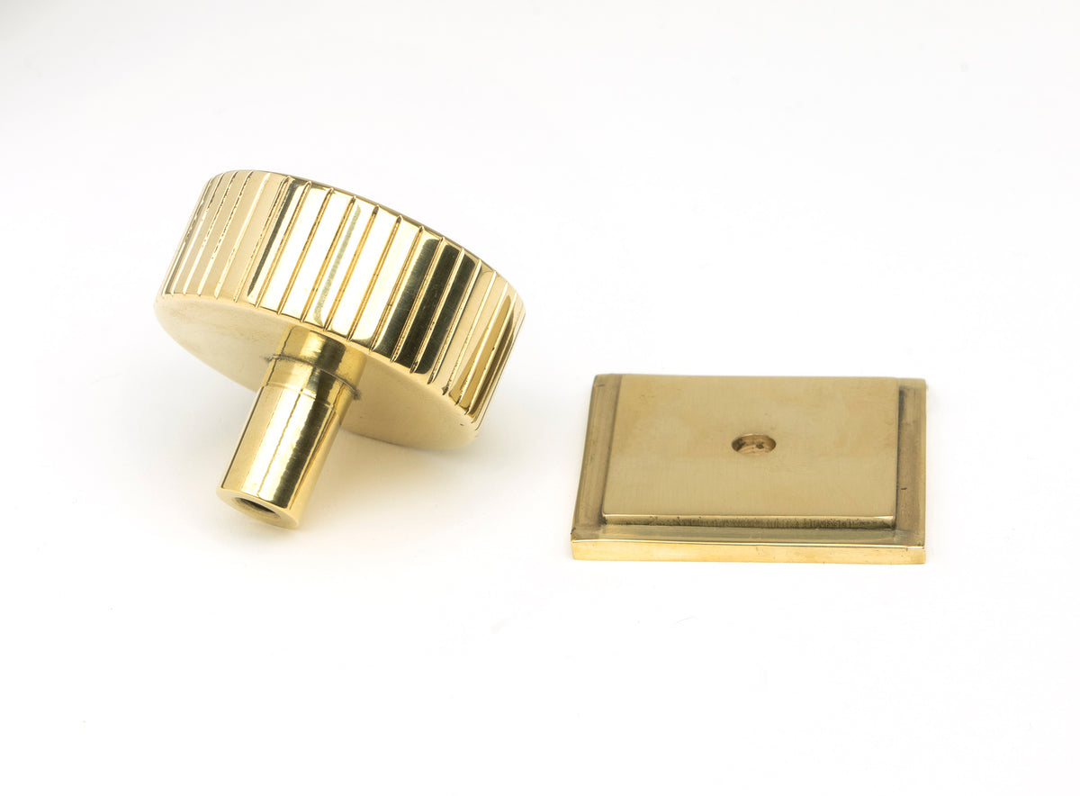 JUDD CABINET KNOB SQUARE 38x32 PBR - 50369 by MARCHES (ANVIL) ARCHITECTURAL HARDWARE