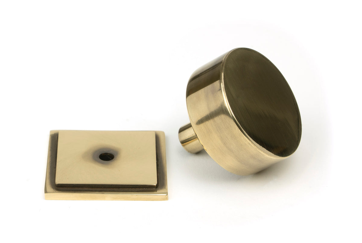 KELSO CABINET KNOB SQUARE 38x32 AGBR - 50375 by MARCHES (ANVIL) ARCHITECTURAL HARDWARE