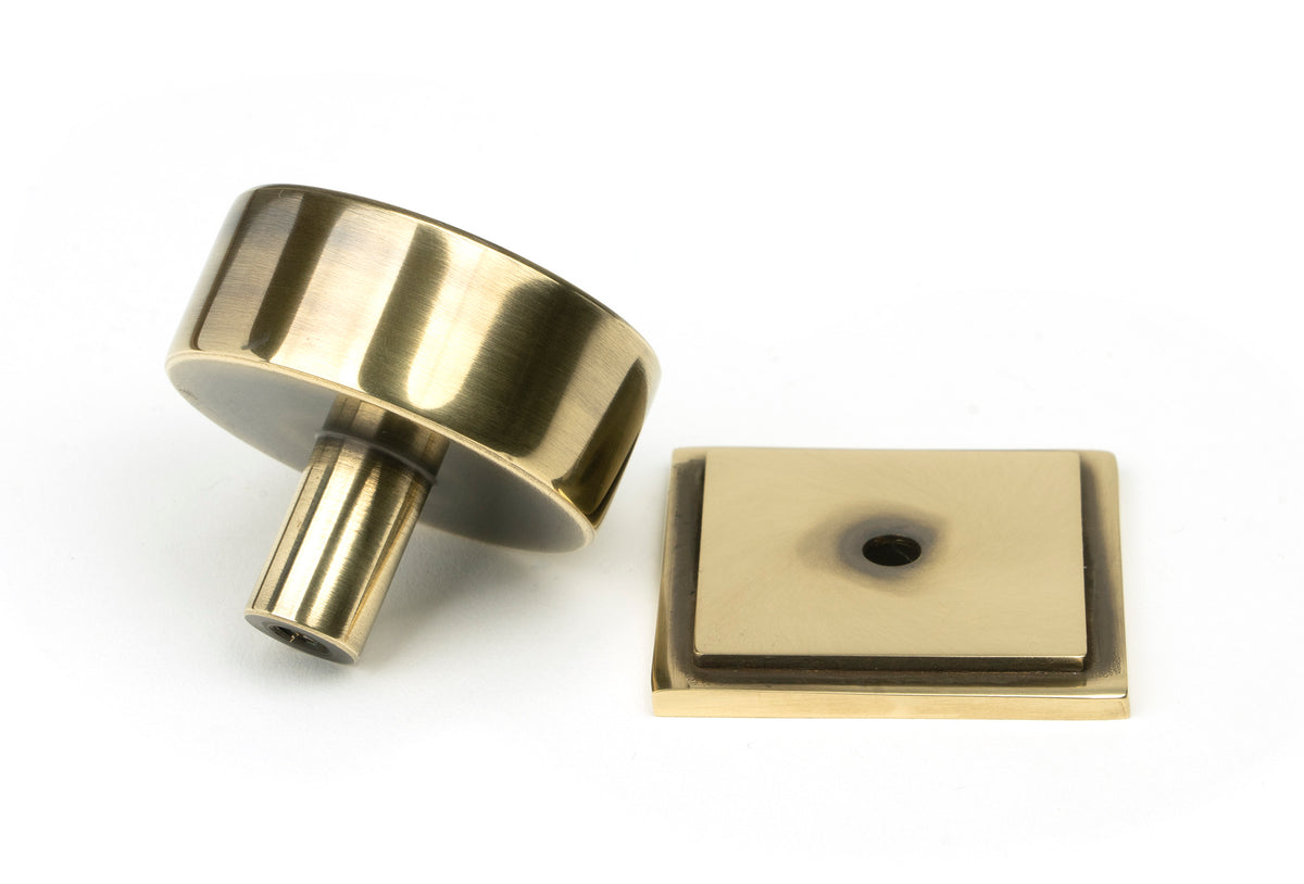 KELSO CABINET KNOB SQUARE 38x32 AGBR - 50375 by MARCHES (ANVIL) ARCHITECTURAL HARDWARE