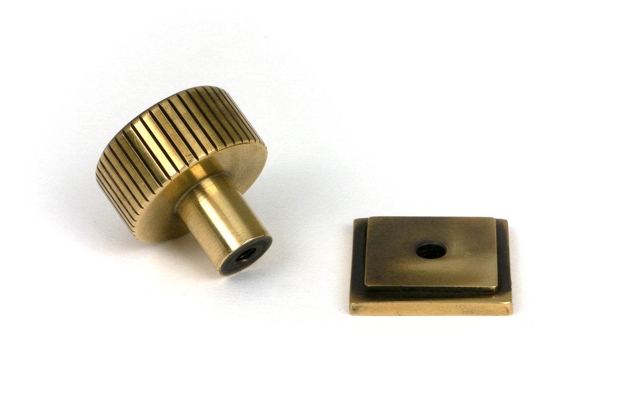 JUDD CABINET KNOB SQUARE 25x25 AGBR - 50379 by MARCHES (ANVIL) ARCHITECTURAL HARDWARE