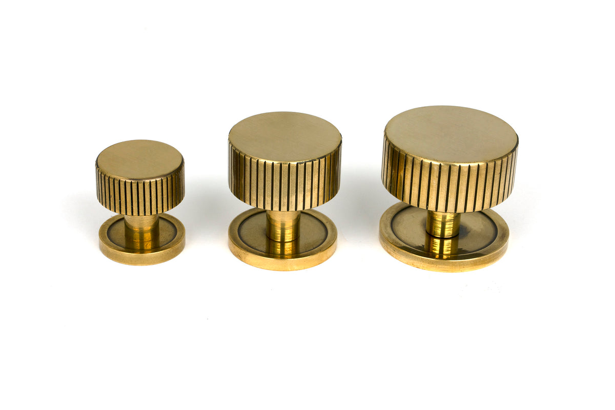 JUDD CABINET KNOB PLAIN 32x32 AGBR - 50380 by MARCHES (ANVIL) ARCHITECTURAL HARDWARE