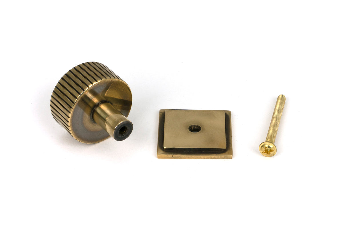 JUDD CABINET KNOB SQUARE 32x32 AGBR - 50382 by MARCHES (ANVIL) ARCHITECTURAL HARDWARE