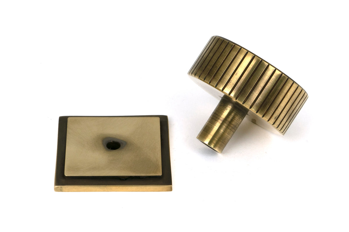 JUDD CABINET KNOB SQUARE 38x32 AGBR - 50385 by MARCHES (ANVIL) ARCHITECTURAL HARDWARE