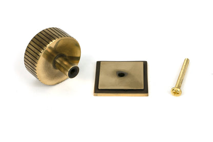 JUDD CABINET KNOB SQUARE 38x32 AGBR - 50385 by MARCHES (ANVIL) ARCHITECTURAL HARDWARE