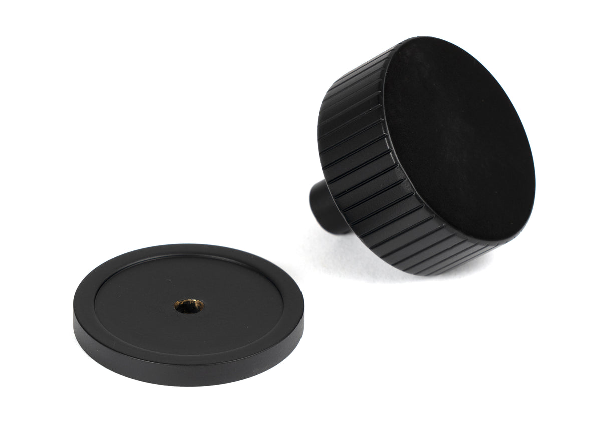 JUDD CABINET KNOB PLAIN 38x32 MBK - 50430 by MARCHES (ANVIL) ARCHITECTURAL HARDWARE