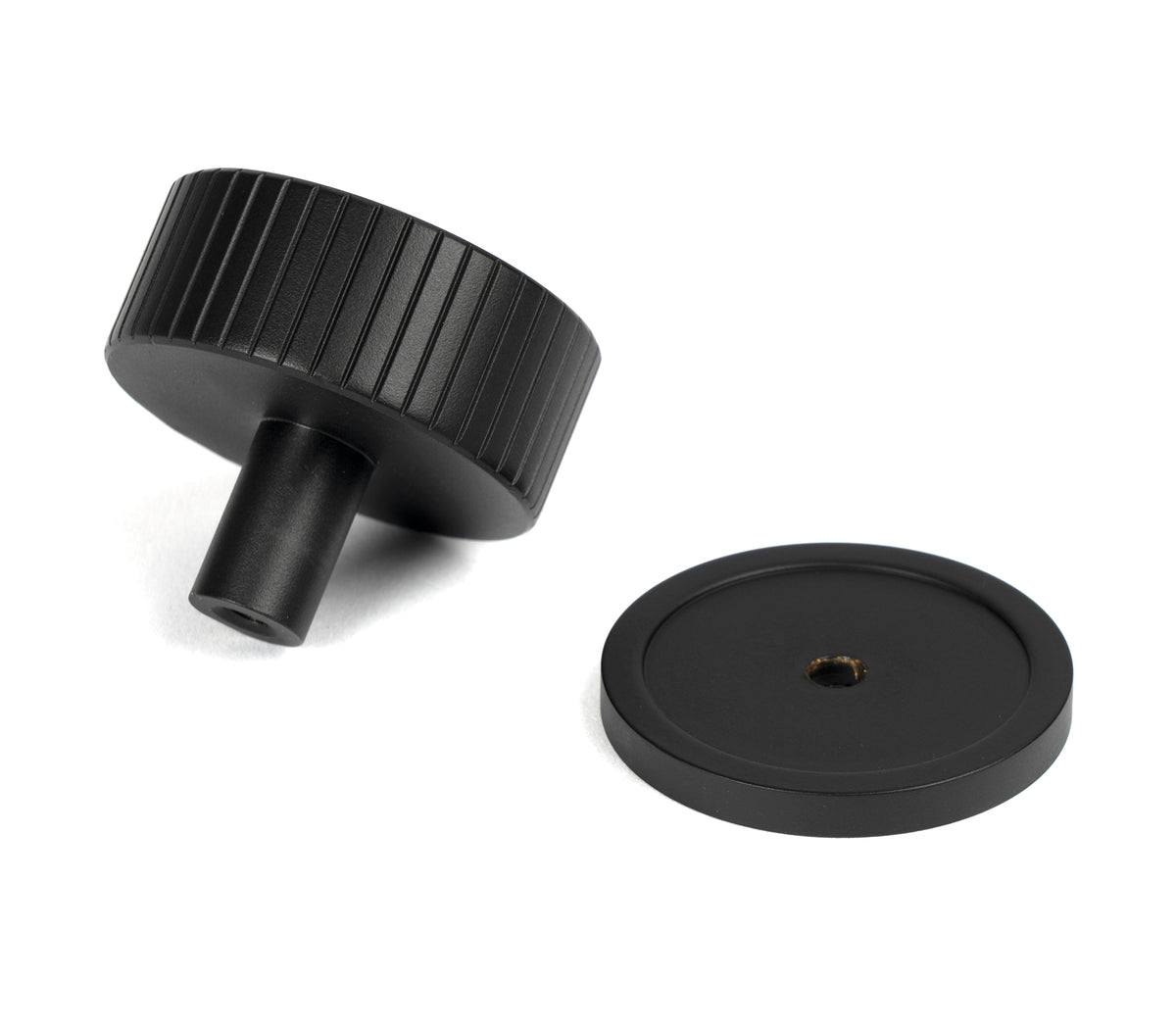 JUDD CABINET KNOB PLAIN 38x32 MBK - 50430 by MARCHES (ANVIL) ARCHITECTURAL HARDWARE